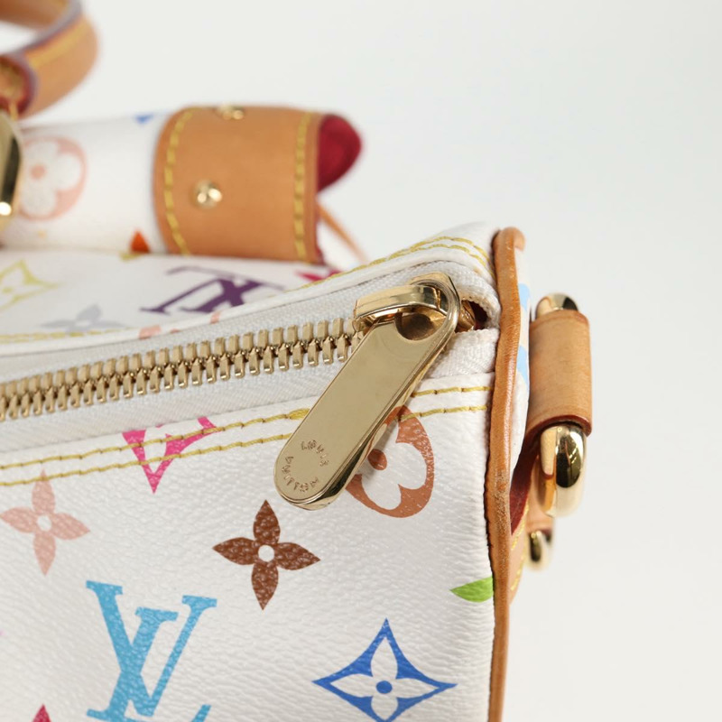 【日本直送】路易威登 Monogram Multicolor Rita 兩用白色手提包 M40125 LV 正品 BA2497V-9