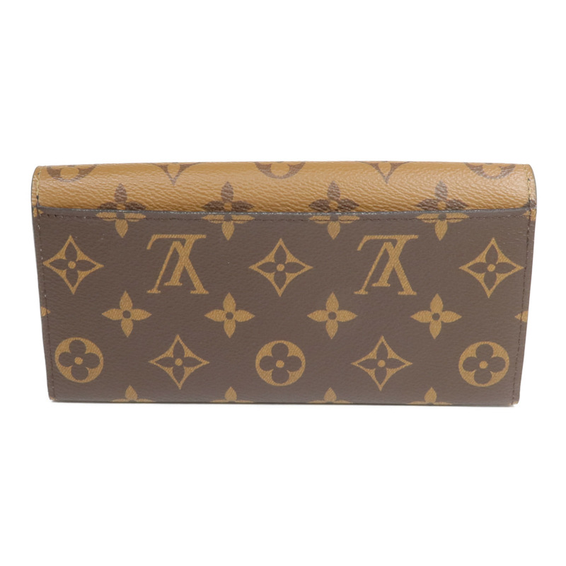 LOUIS VUITTON Monogram Reverse Emilie金扣長錢包-1