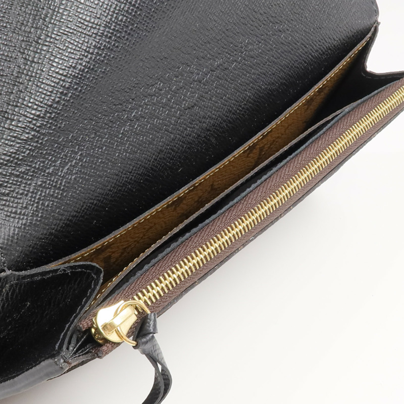 LOUIS VUITTON Monogram Reverse Emilie金扣長錢包-11