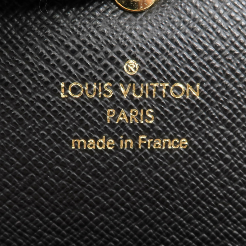 LOUIS VUITTON Monogram Reverse Emilie金扣長錢包-13