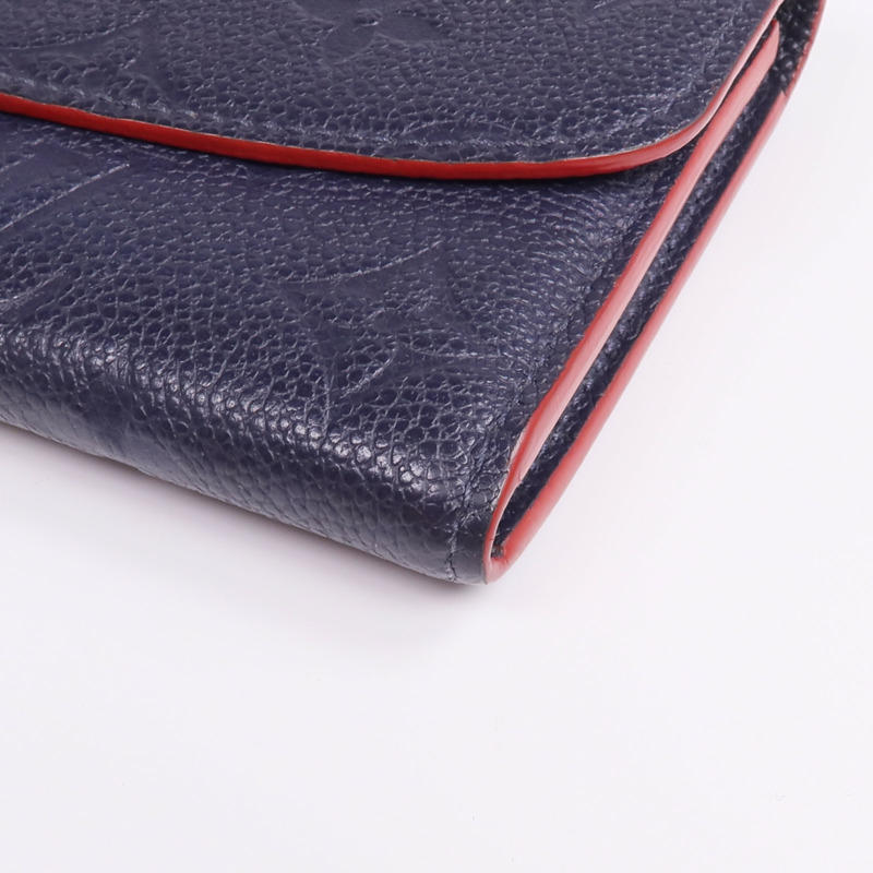LOUIS VUITTON Monogram Empreinte Emilie金扣長財布-6