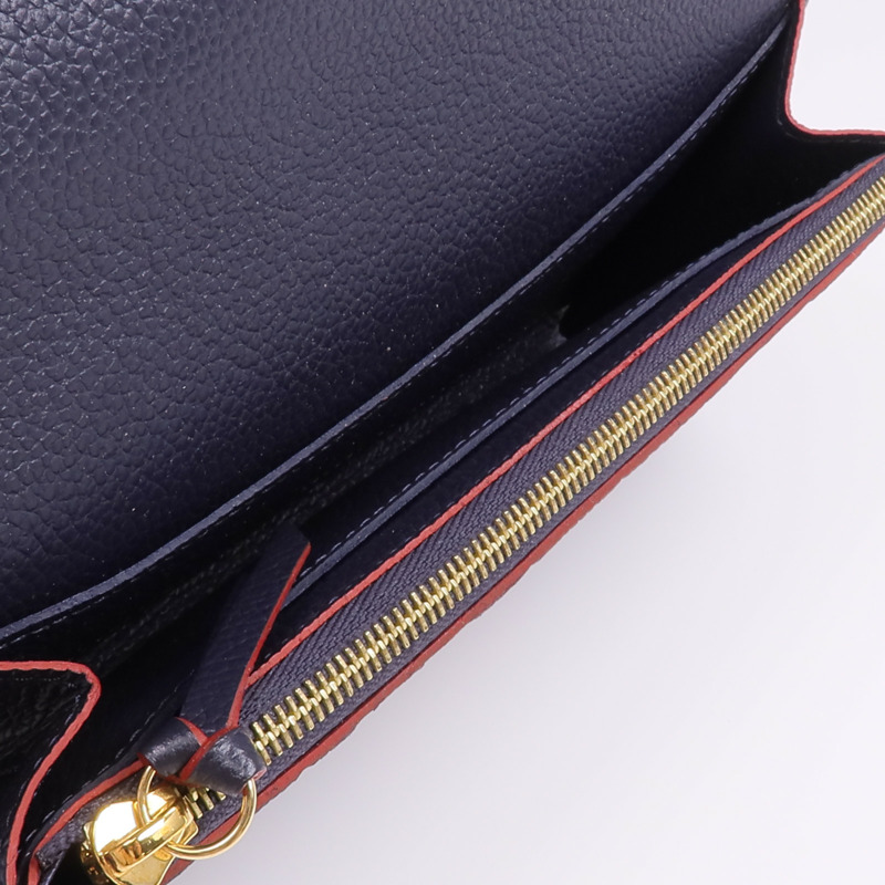 LOUIS VUITTON Monogram Empreinte Emilie金扣長財布-10