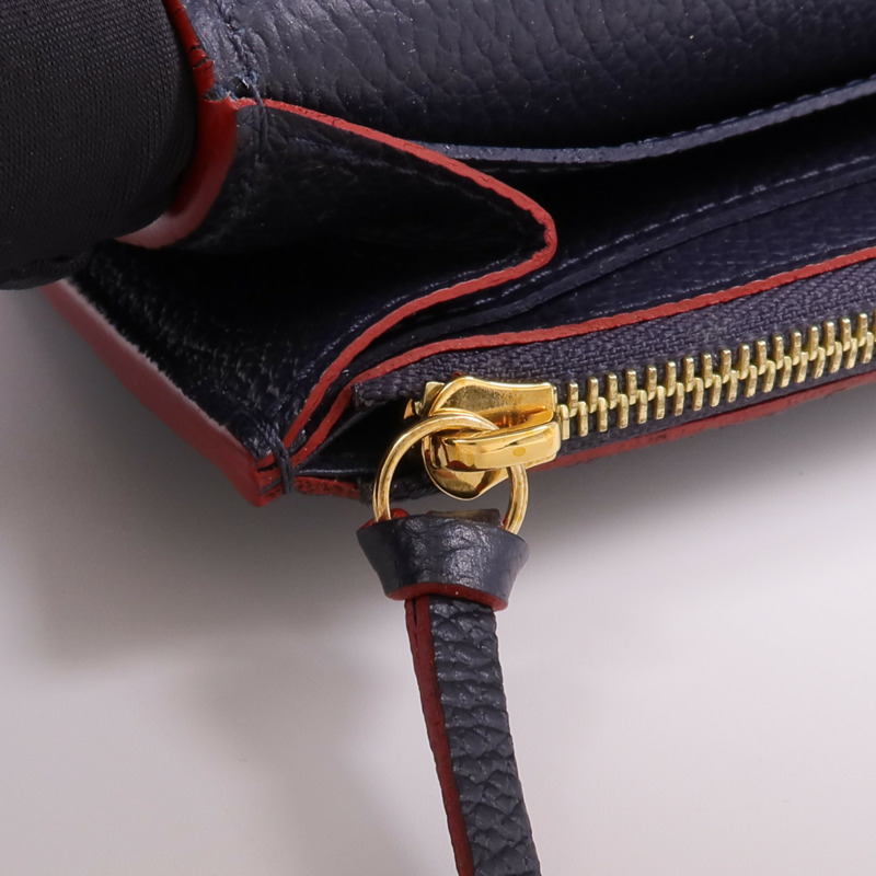 LOUIS VUITTON Monogram Empreinte Emilie金扣長財布-12