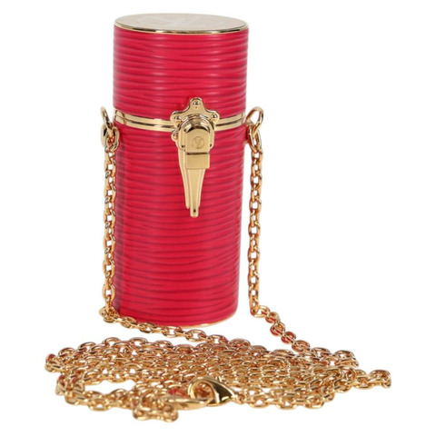 路易威登 Epi 唇膏盒化妝包 粉紅 R97984 LV Auth MX267M