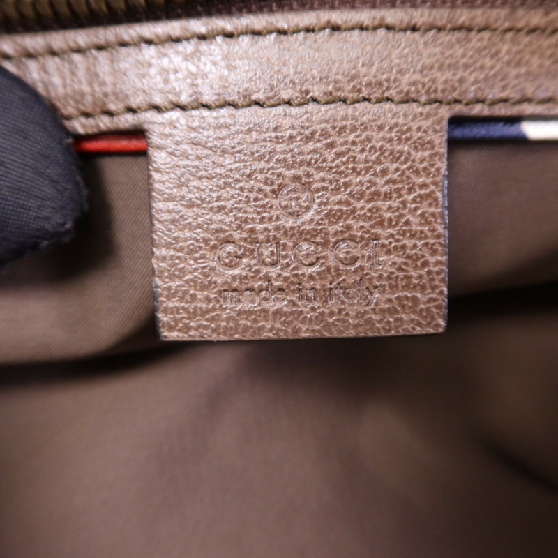 GUCCI 塗層帆布Supreme Courier Backpack金扣背包-5