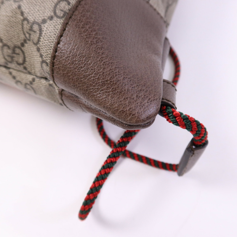 GUCCI 塗層帆布Supreme Courier Backpack金扣背包-9