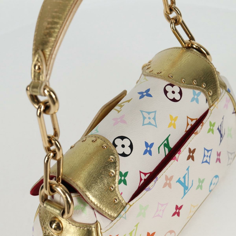 【日本直送】路易威登 Monogram Multicolor Marilyn All Bag 白 M40206 LV 正品 124890SAV-5