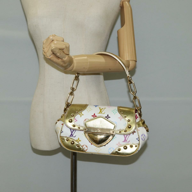 【日本直送】路易威登 Monogram Multicolor Marilyn All Bag 白 M40206 LV 正品 124890SAV-21