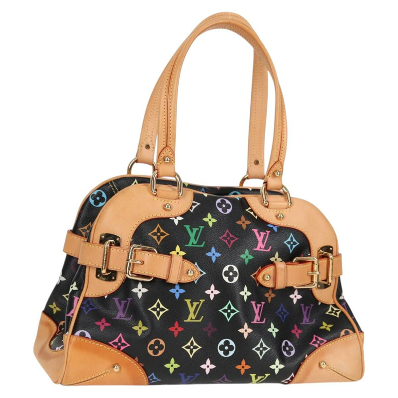 【日本直送】路易威登 Monogram Multicolor Claudia 手提包 黑色 M40194 LV 正品 124894SAV-0