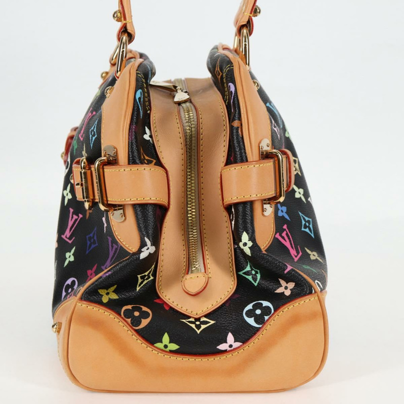 【日本直送】路易威登 Monogram Multicolor Claudia 手提包 黑色 M40194 LV 正品 124894SAV-3