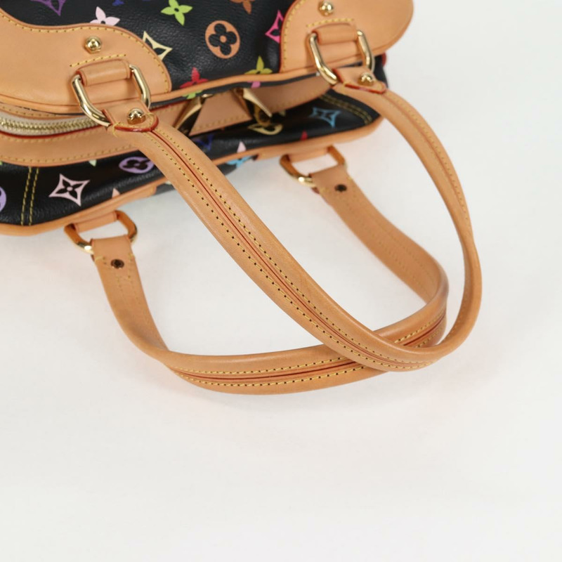 【日本直送】路易威登 Monogram Multicolor Claudia 手提包 黑色 M40194 LV 正品 124894SAV-6