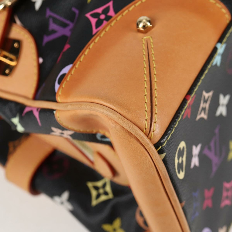 【日本直送】路易威登 Monogram Multicolor Claudia 手提包 黑色 M40194 LV 正品 124894SAV-9