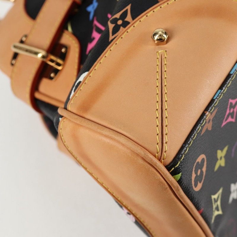 【日本直送】路易威登 Monogram Multicolor Claudia 手提包 黑色 M40194 LV 正品 124894SAV-11