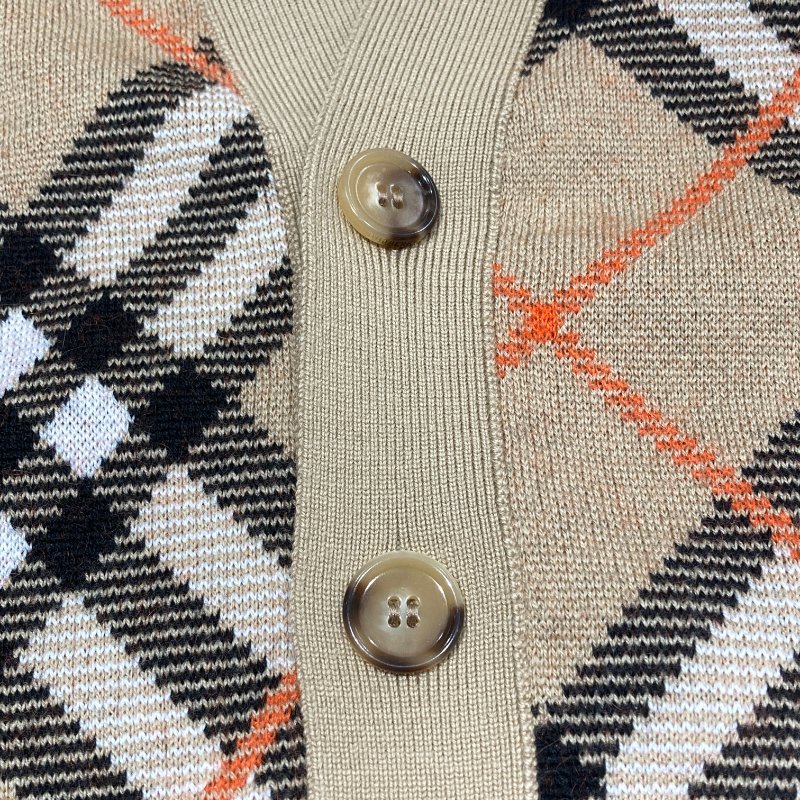 BURBERRY 博柏利 格紋開襟外套 8093494-3