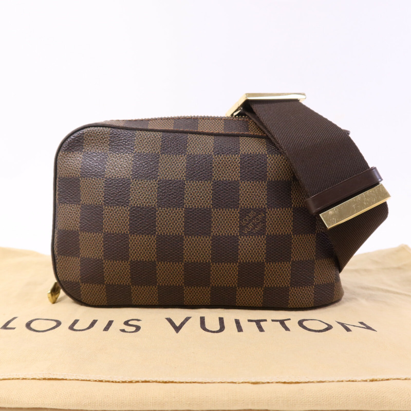 LOUIS VUITTON Damier Geronimos金扣腰包-9