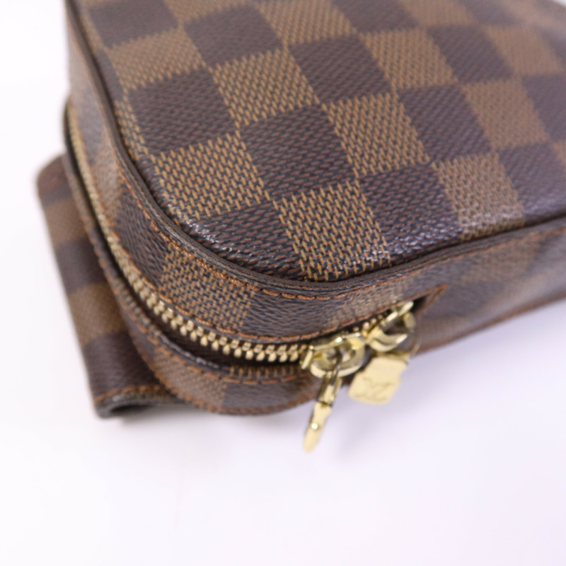 LOUIS VUITTON Damier Geronimos金扣腰包-11