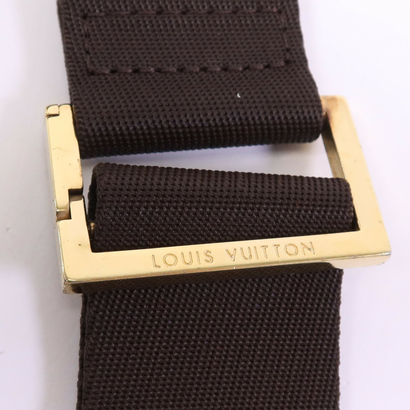 LOUIS VUITTON Damier Geronimos金扣腰包-14