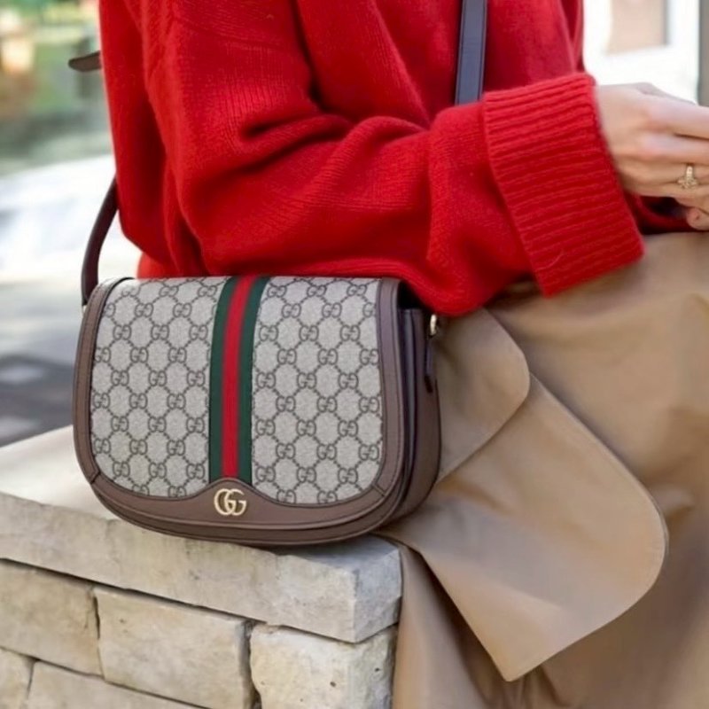 GUCCI 原花Ophidia系列GG小號肩背包601044-0