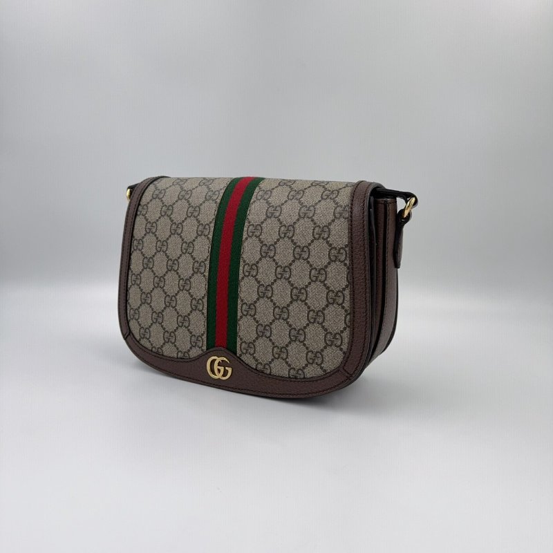 GUCCI 原花Ophidia系列GG小號肩背包601044-3