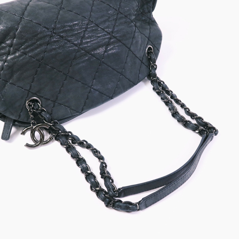 CHANEL 牛皮皮革Chain Shoulder Bag鏈帶肩背袋-8