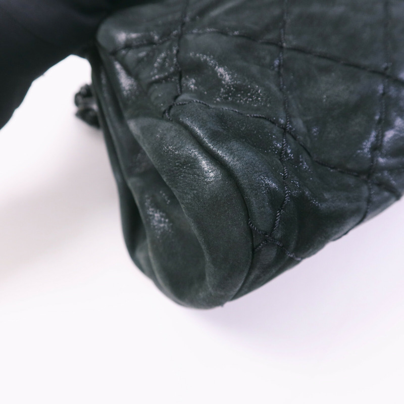 CHANEL 牛皮皮革Chain Shoulder Bag鏈帶肩背袋-12