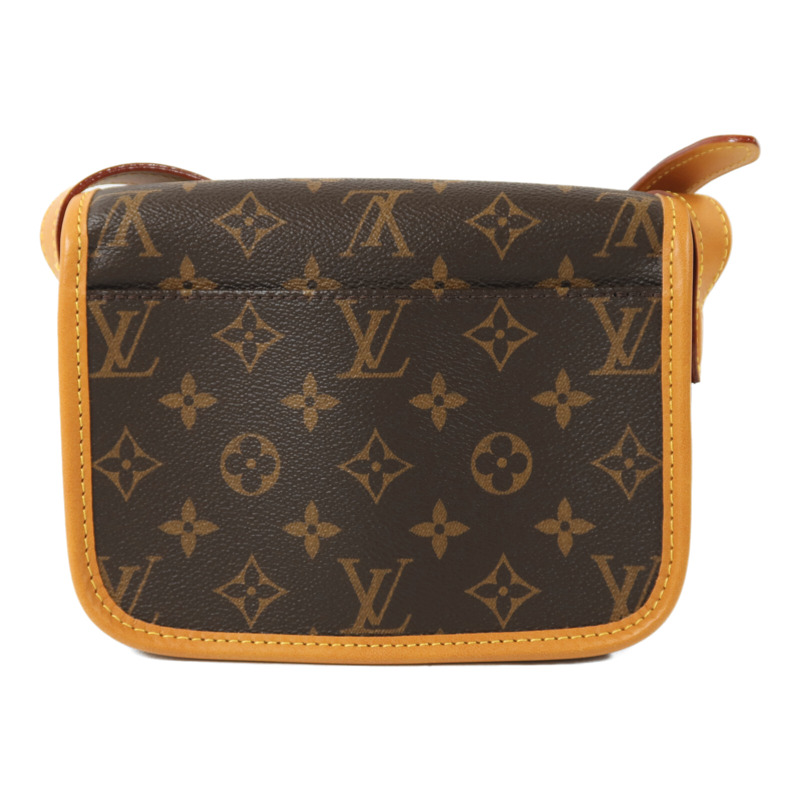 LOUIS VUITTON Monogram Satchel金扣肩背袋-1