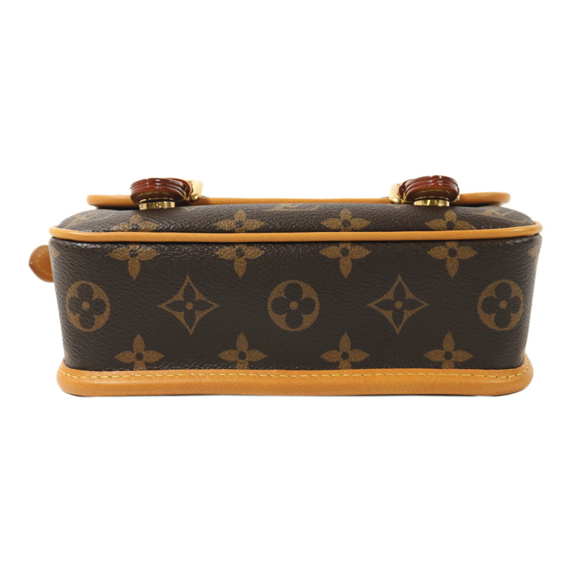 LOUIS VUITTON Monogram Satchel金扣肩背袋-3
