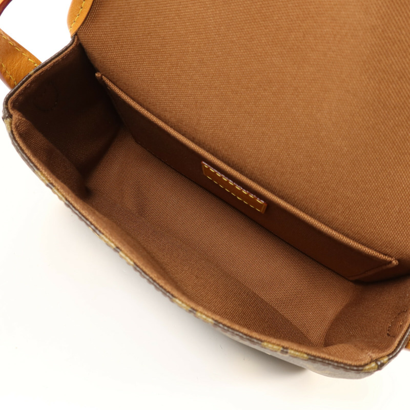 LOUIS VUITTON Monogram Satchel金扣肩背袋-4