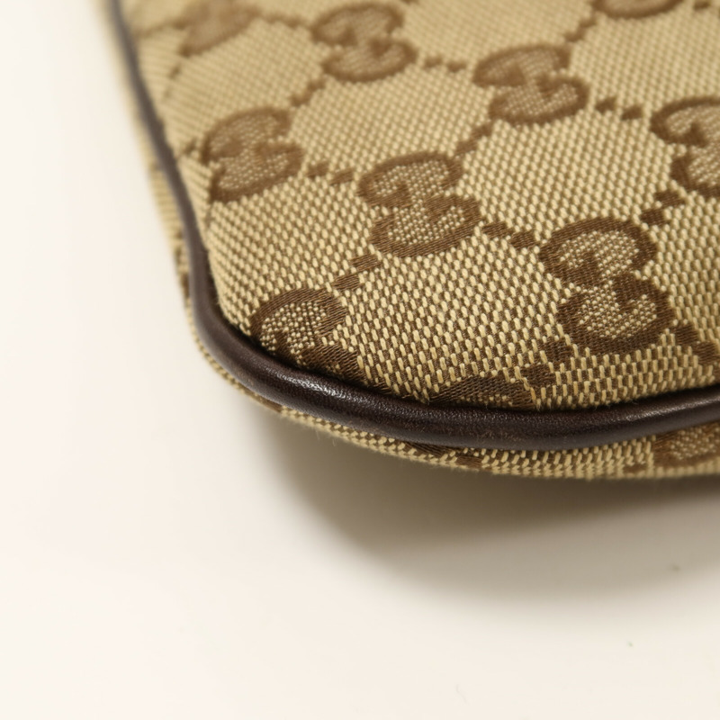 GUCCI 帆布Britt Hobo金扣肩背袋-15