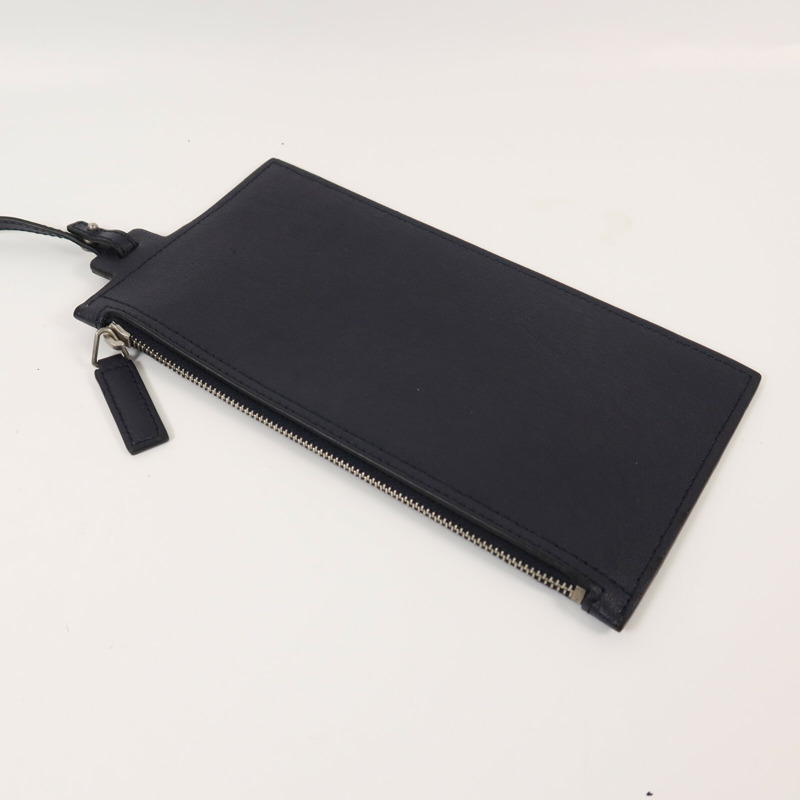 YVES SAINT LAURENT 牛皮皮革Tote Bag銀扣手挽袋-16