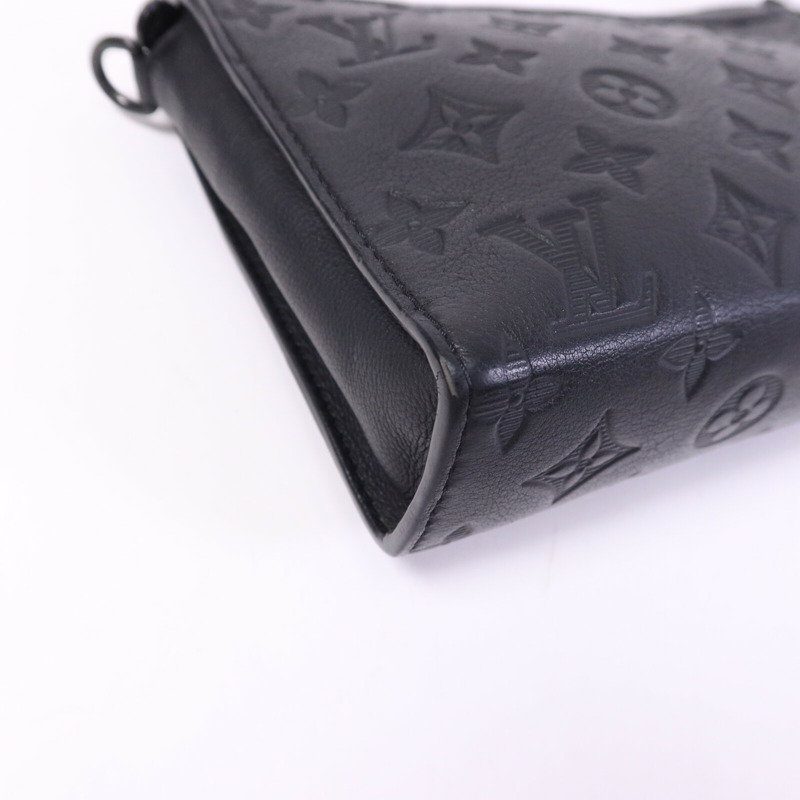 LOUIS VUITTON Monogram Shadow Gaston肩背袋-10