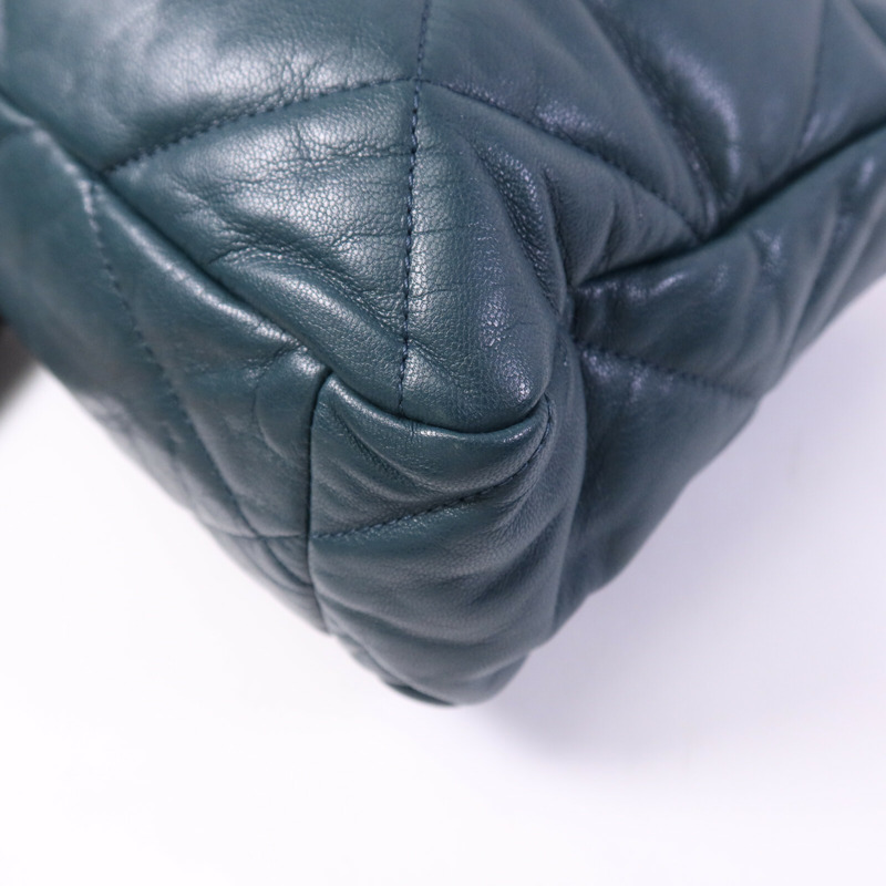 CHANEL 羊皮皮革Chanel 19 Large鏈帶手挽肩背兩用袋-12