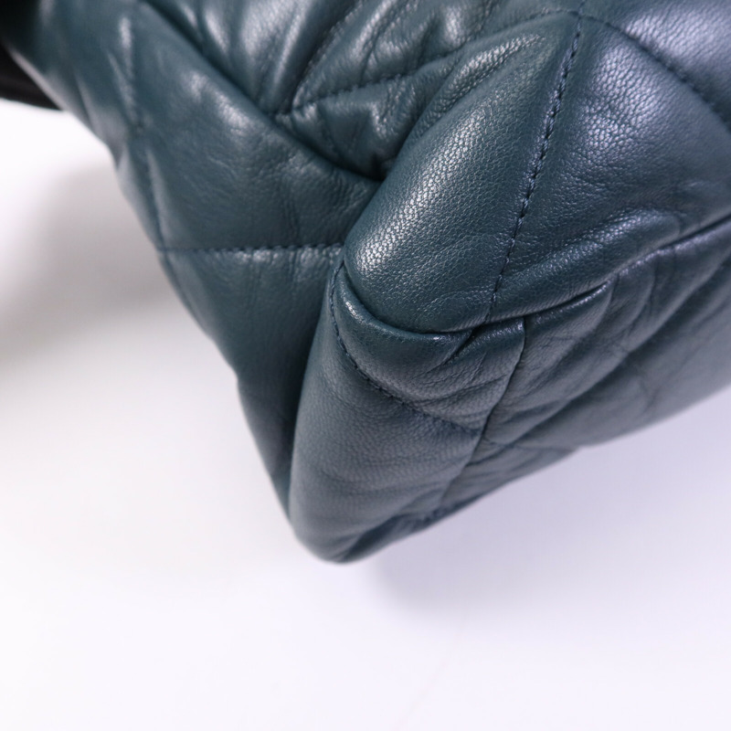 CHANEL 羊皮皮革Chanel 19 Large鏈帶手挽肩背兩用袋-13