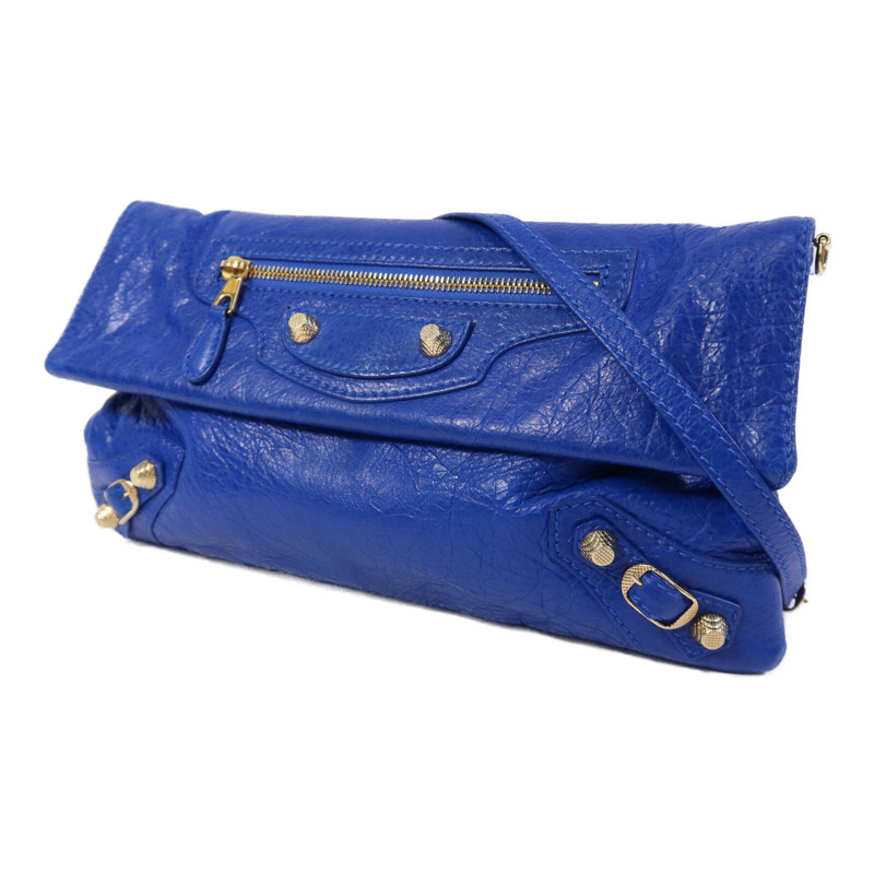 BALENCIAGA 牛皮皮革Giant Envelope Strap金扣肩背袋-2