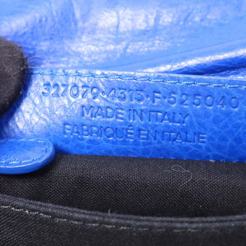 BALENCIAGA 牛皮皮革Giant Envelope Strap金扣肩背袋-7