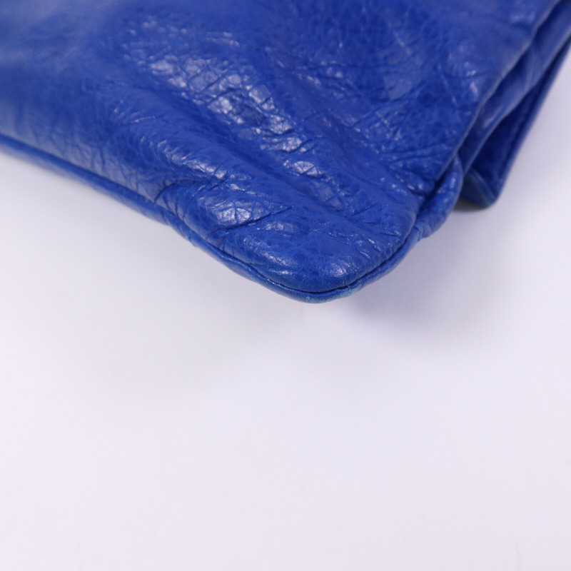 BALENCIAGA 牛皮皮革Giant Envelope Strap金扣肩背袋-12