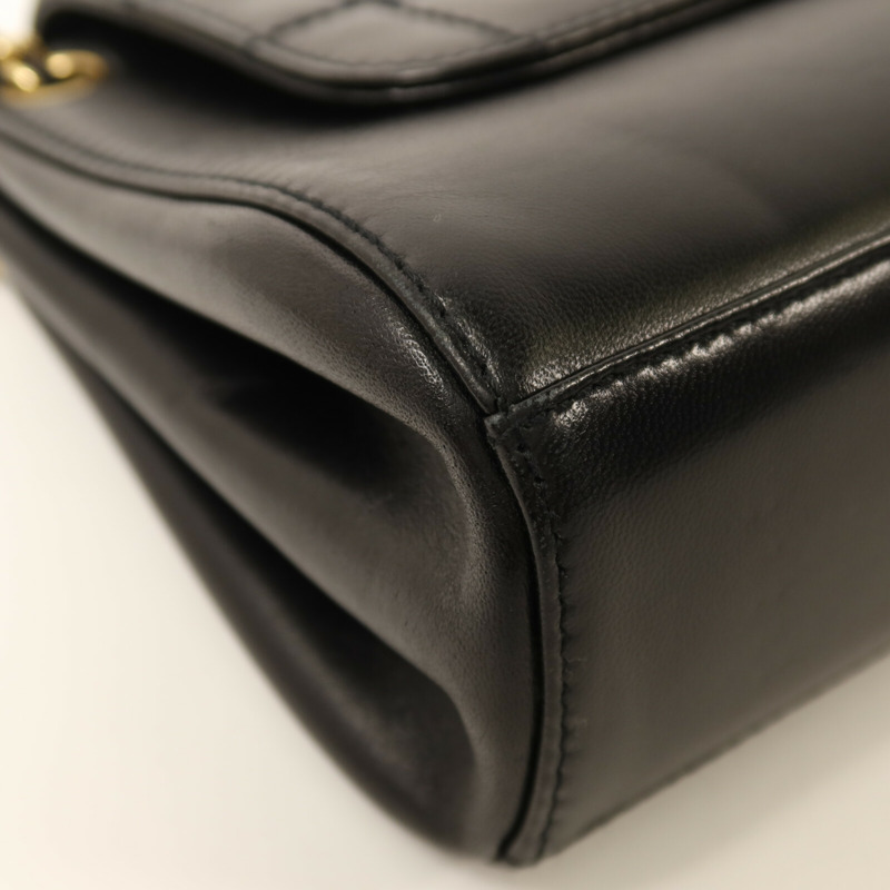 CHANEL 羊皮皮革2.55 Chocobar Flap Bag金扣鏈帶肩背袋-11