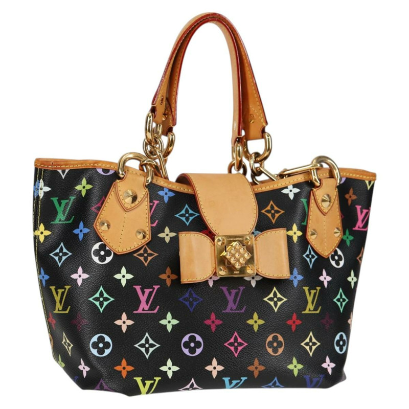 【日本直送】路易威登 Monogram Multicolor Annie MM 手袋 黑色 M40308 LV 正品 121188SAV-0