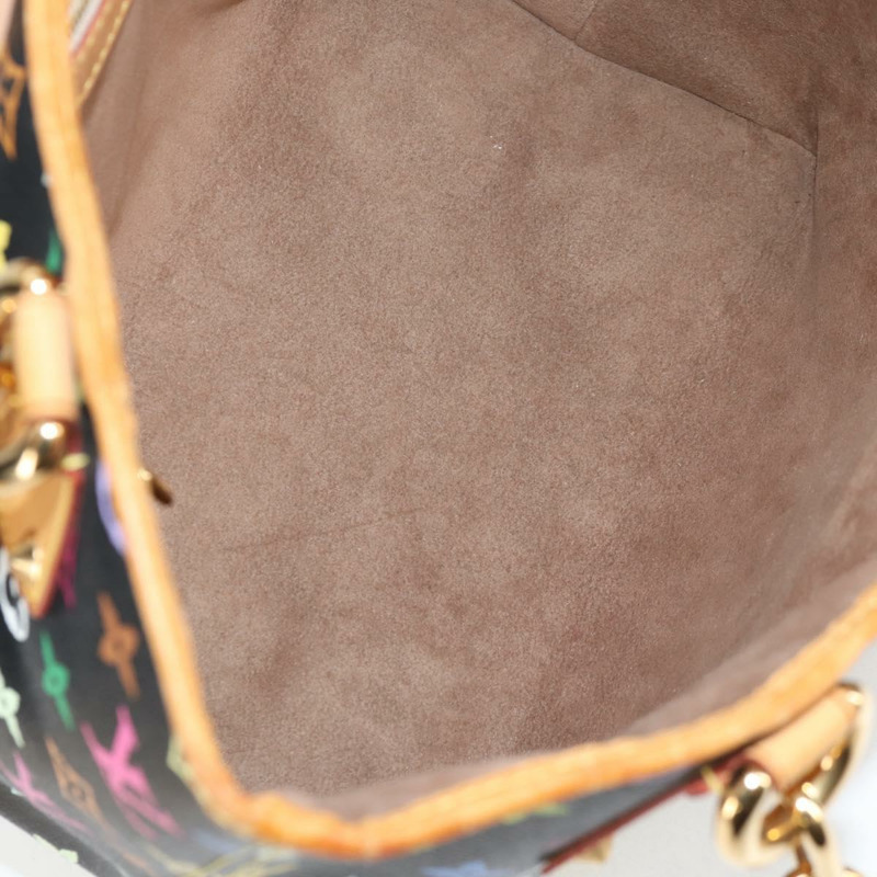 【日本直送】路易威登 Monogram Multicolor Annie MM 手袋 黑色 M40308 LV 正品 121188SAV-9