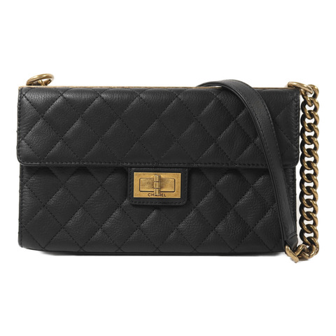 CHANEL 牛皮皮革2.55 Trendy Flap Bag金扣鏈帶肩背袋