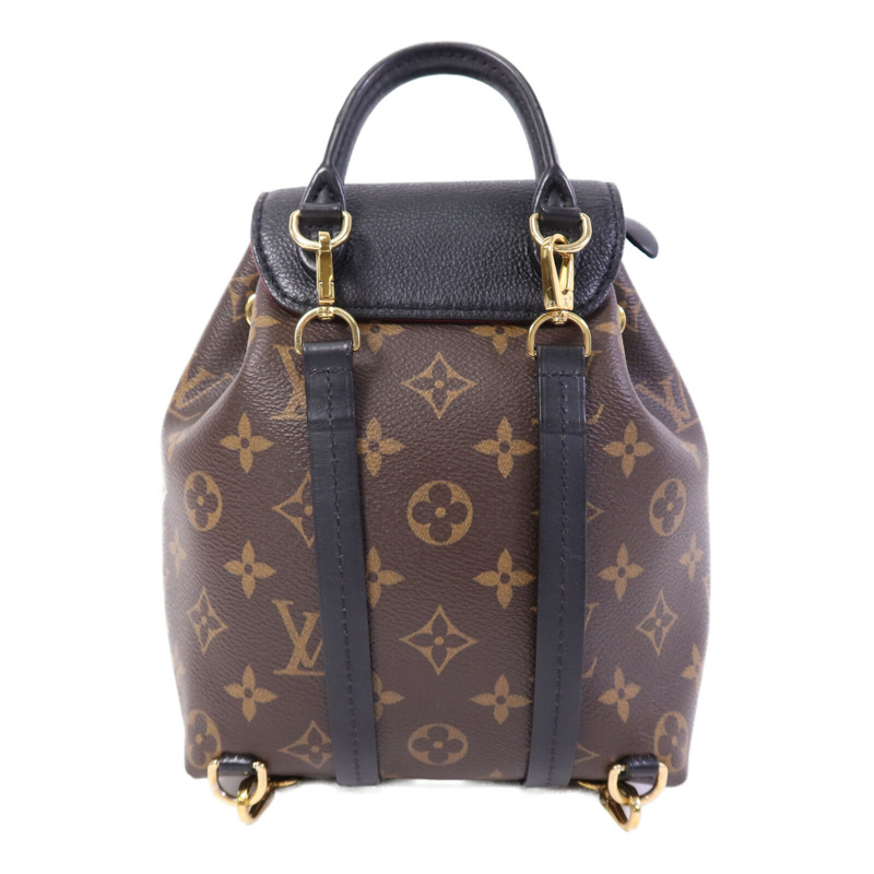LOUIS VUITTON Monogram Montsouris BB金扣背包-1