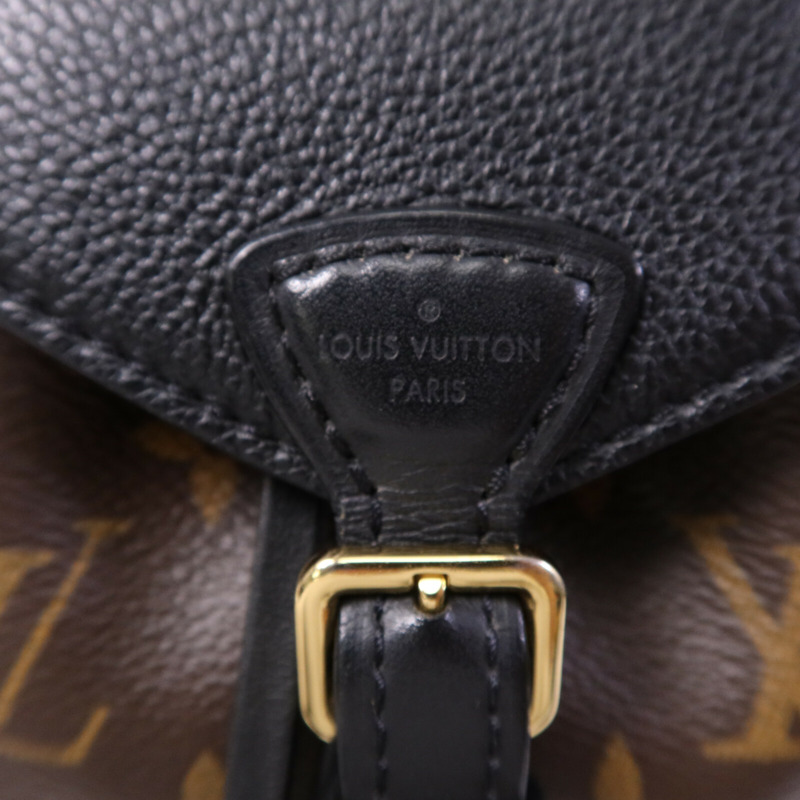 LOUIS VUITTON Monogram Montsouris BB金扣背包-14