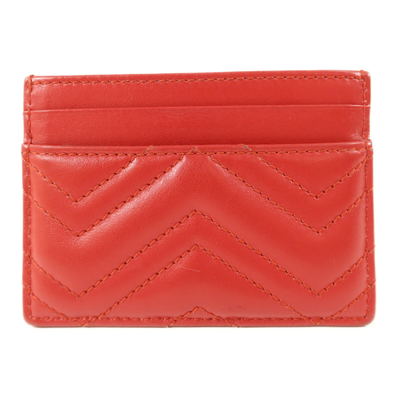 GUCCI 牛皮皮革Card Case金扣卡片套-1