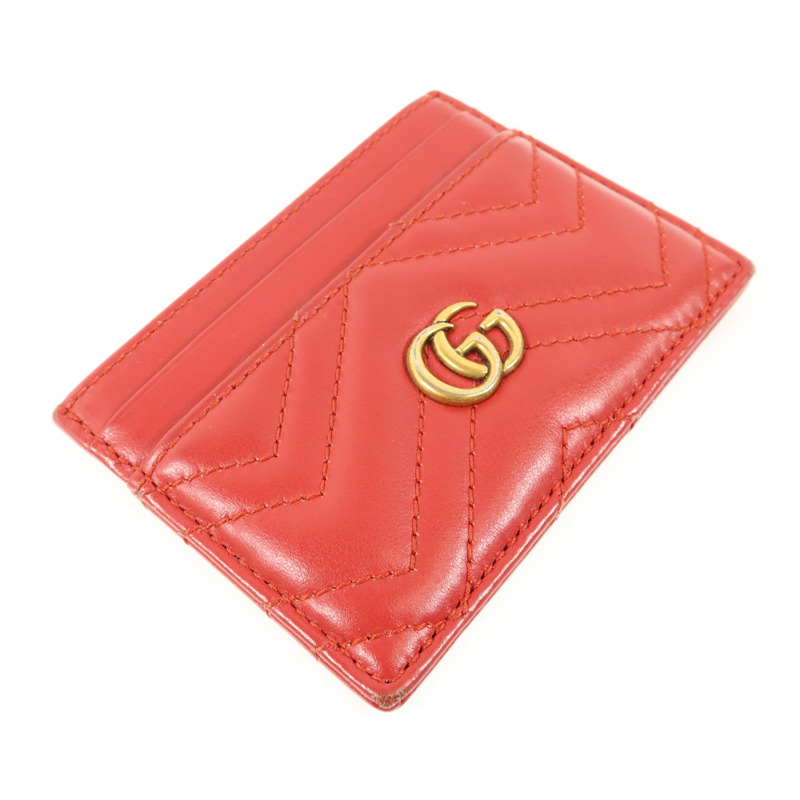 GUCCI 牛皮皮革Card Case金扣卡片套-2