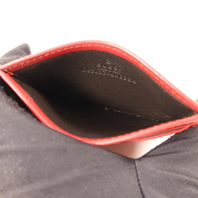 GUCCI 牛皮皮革Card Case金扣卡片套-4