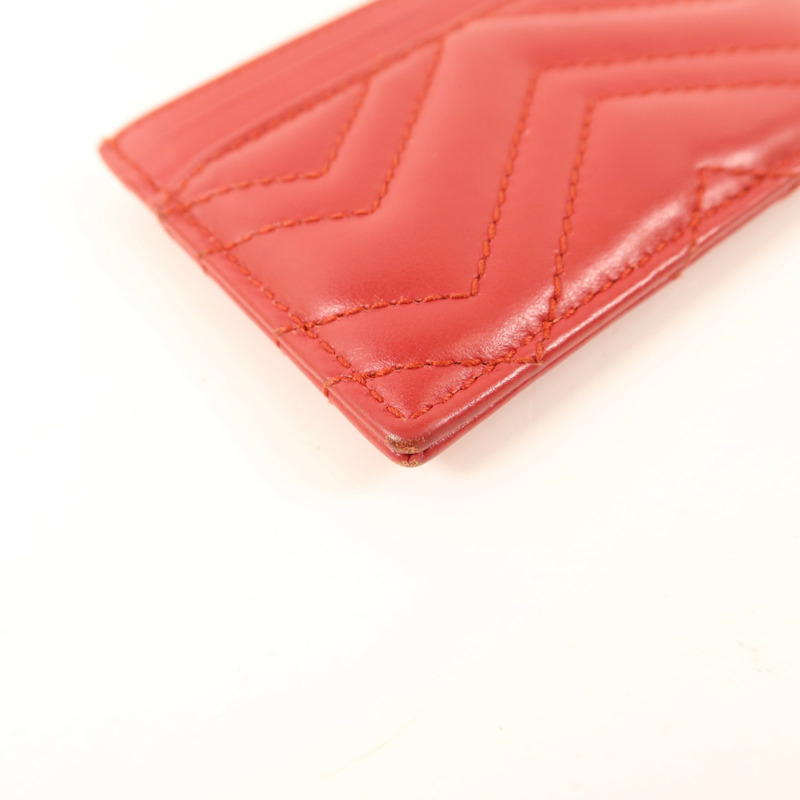 GUCCI 牛皮皮革Card Case金扣卡片套-10