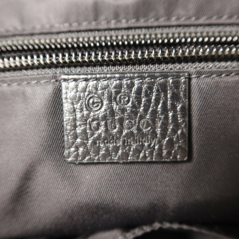 GUCCI 尼龍GG Logo Flap Drawstring Backpack銀扣背包-5