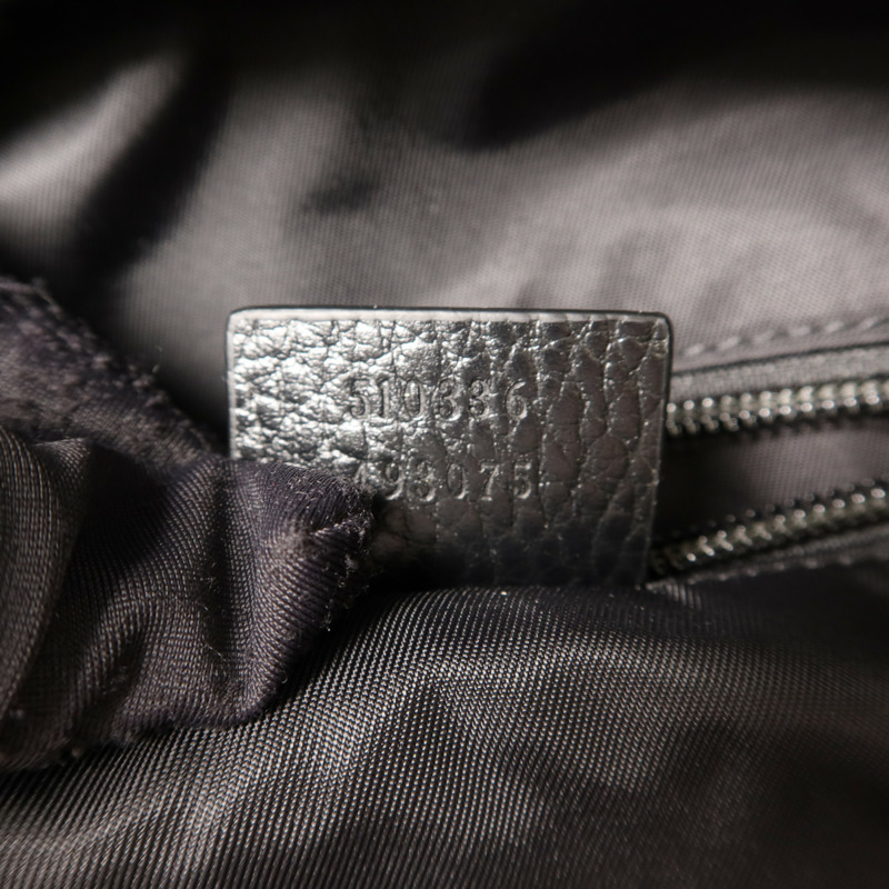 GUCCI 尼龍GG Logo Flap Drawstring Backpack銀扣背包-6