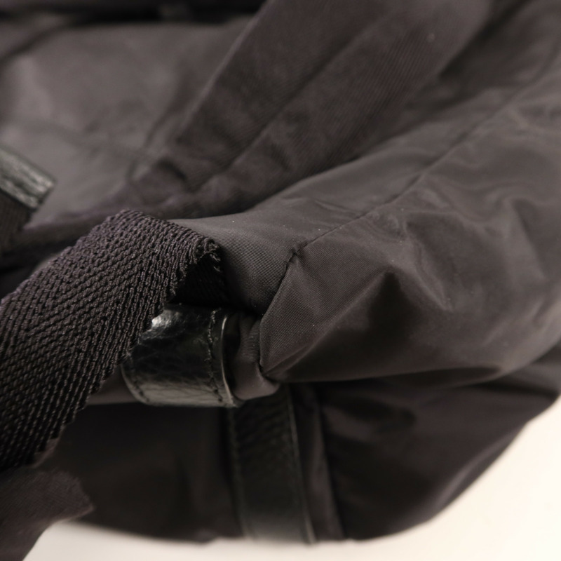 GUCCI 尼龍GG Logo Flap Drawstring Backpack銀扣背包-14