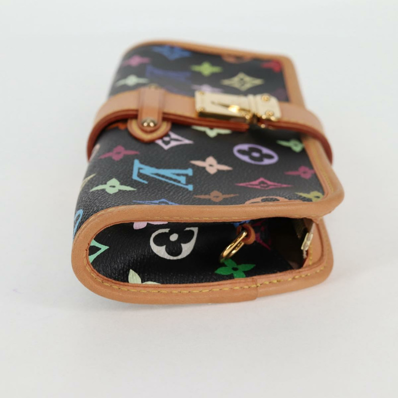 【日本直送】路易威登 Monogram Multicolor Shirley 單肩包 黑色 M40050 正品 121182SAV-3